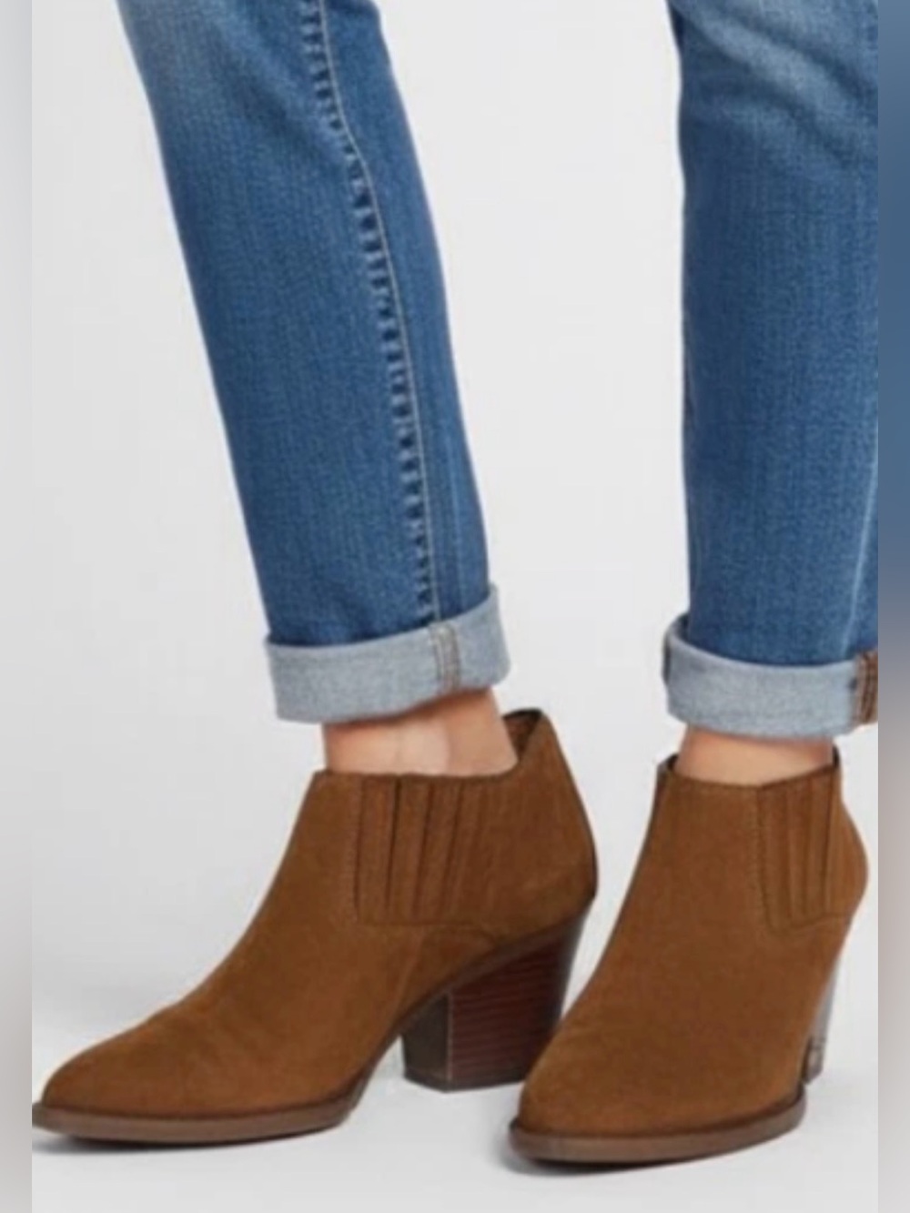 Coach Perri Suede Ankle Bootie, Size 7.5